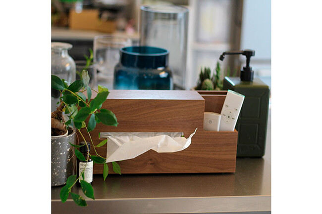 ウッドティッシュケース オーク 