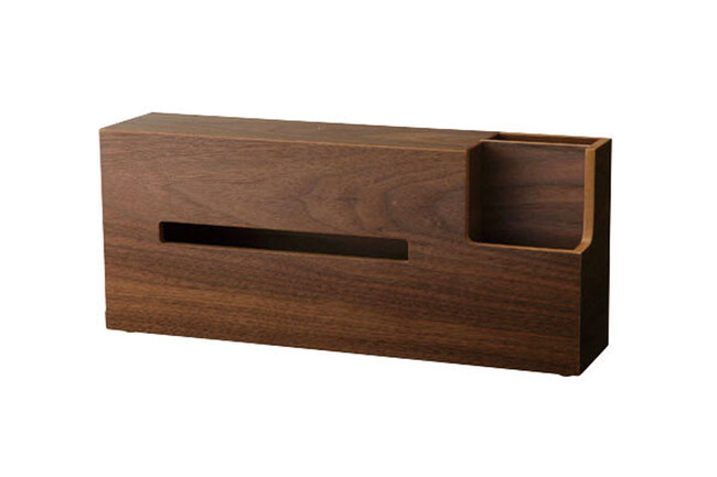 ウッドティッシュケース ウォールナット 