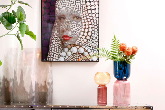 マーベラスデュオ ブルーパープル 40cm フラワーベース 