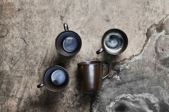 RAW マグカップ 350ml メタリックブラウン 