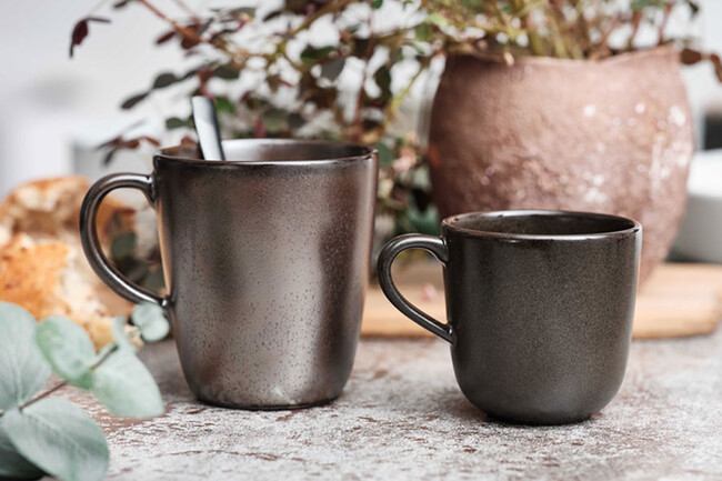 RAW マグカップ 350ml メタリックブラウン 