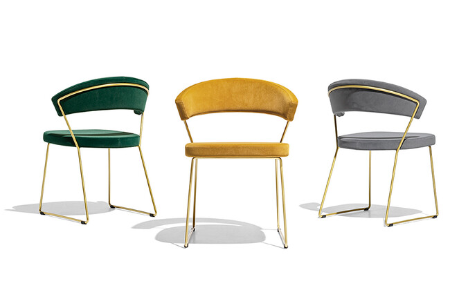 カリガリス コヌビア ニューヨーク ダイニングチェア (ファブリック) ／ Calligaris connubia NEW YORK[CB1022] SLQ 