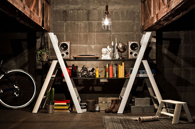 LUCANO（ルカーノ）3ステップ　踏み台 ホワイト * 