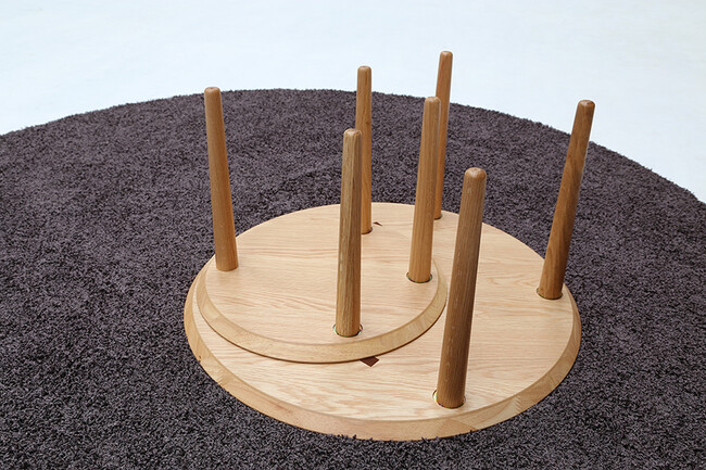 伸長式 69-2枚丸テーブル 