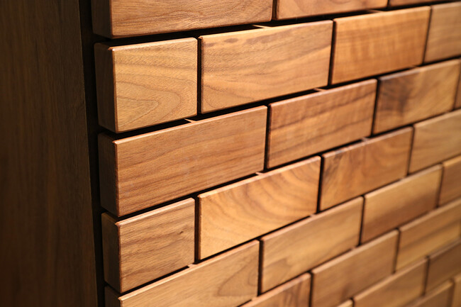 レンガ風70キャビネット 