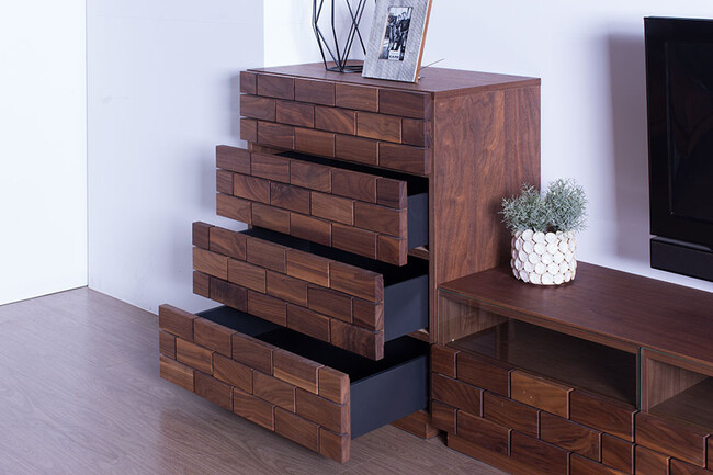 レンガ風70キャビネット 