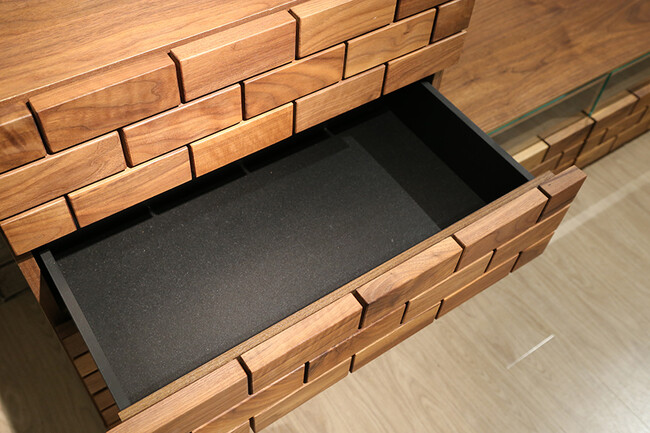 レンガ風70キャビネット 