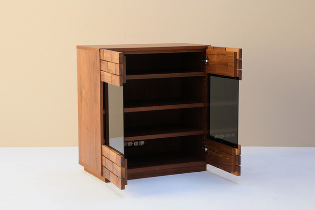 レンガ風80キャビネット 