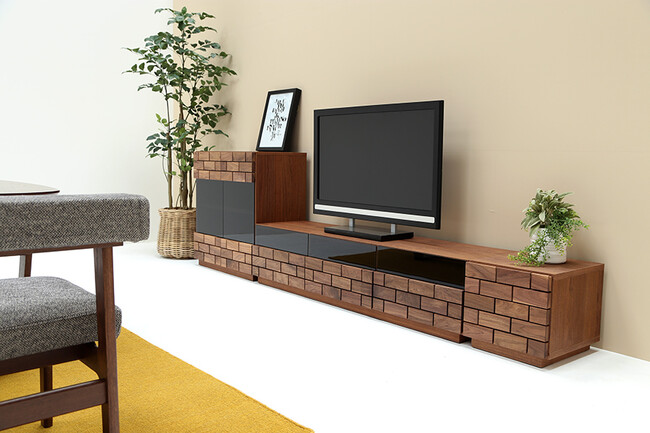 レンガ風80キャビネット 