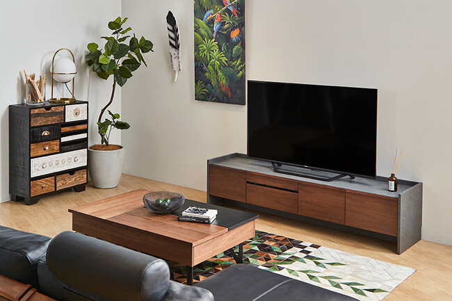 VIRAL（バイラル）テレビボード（ブラウン） 