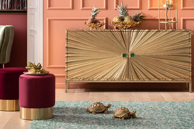 ゴールドタートルスモール　デコフィギア 