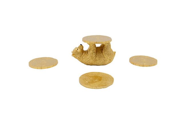 プレイングベア　デコフィギア/ コースター 