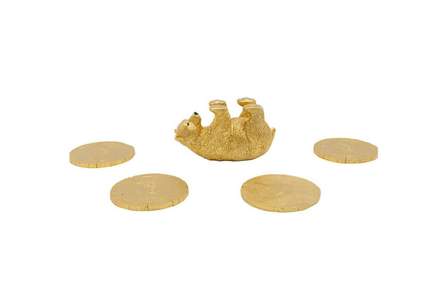 プレイングベア　デコフィギア/ コースター 