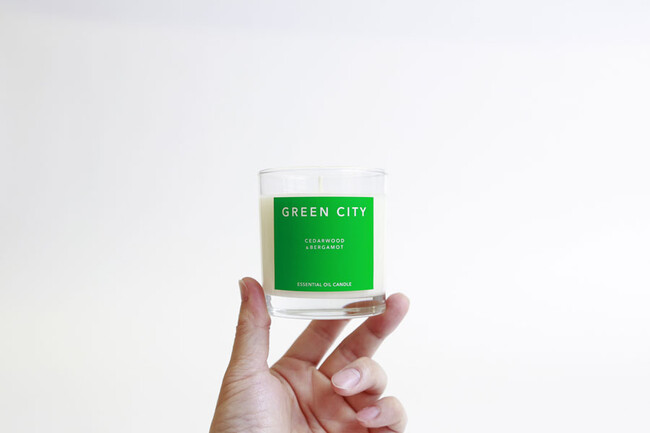 GREEN CITY キャンドル サンダルウッド&イランイラン * 