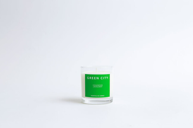 GREEN CITY キャンドル シダーウッド&ベルガモット * 