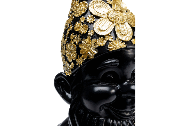 ノームスタンディング ブラックゴールド デコフィギア 