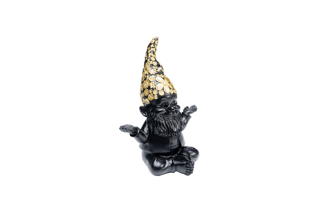 ノームメディテーションブラックゴールド　デコフィギア 