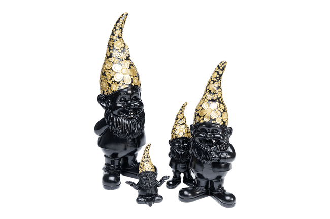 ノームメディテーションブラックゴールド　デコフィギア 