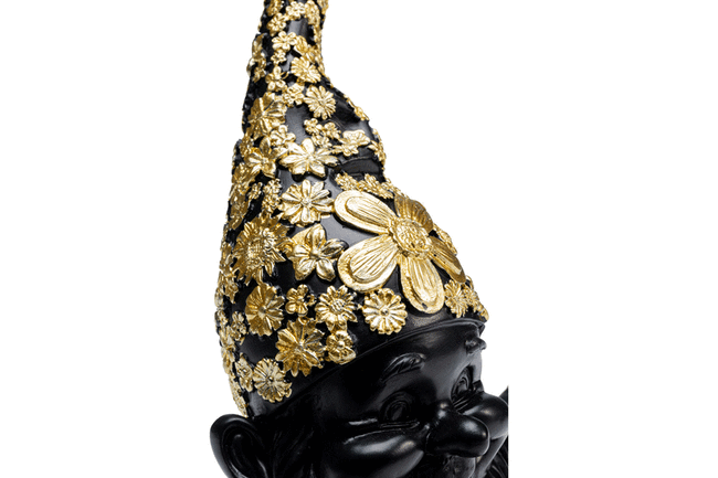 ノームメディテーションブラックゴールド　デコフィギア 