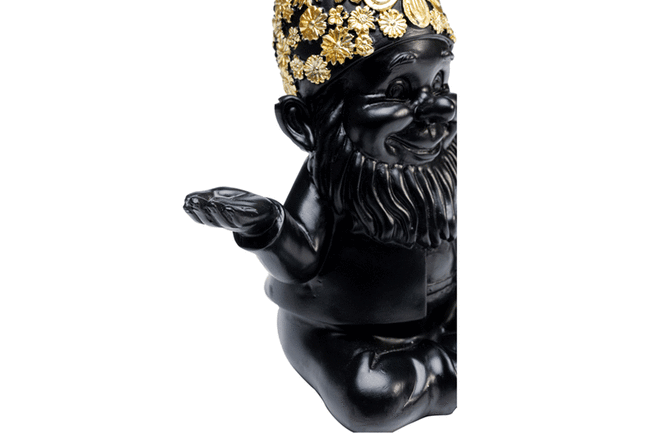 ノームメディテーションブラックゴールド　デコフィギア 