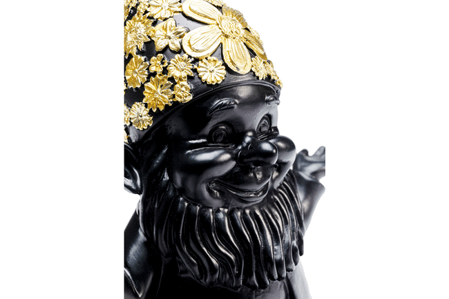 ノームメディテーションブラックゴールド　デコフィギア 