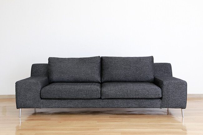 KAI（カイ）3Pソファ（SHEEN-BK）208cm 