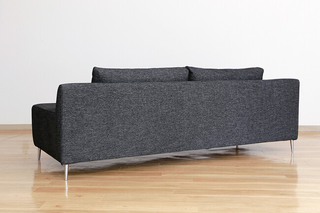 KAI（カイ）3Pソファ（SHEEN-BK）208cm 