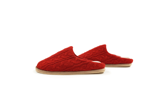 Skips! テスタバールームシューズ（M / ケーブルレッド） 