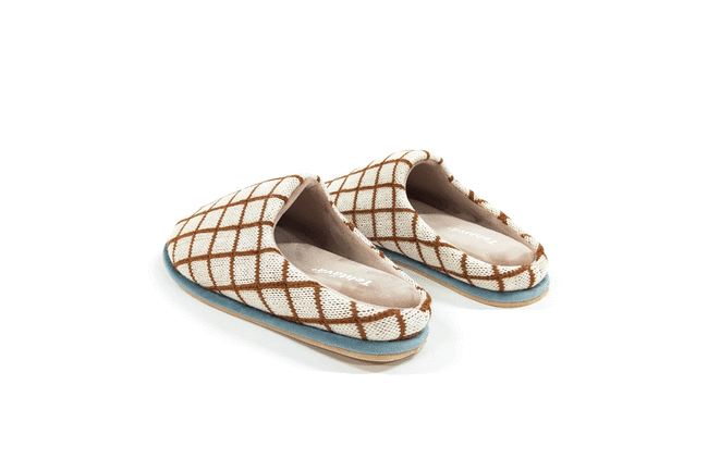 Skips! テスタバールームシューズ（M / チェックオフホワイト） 