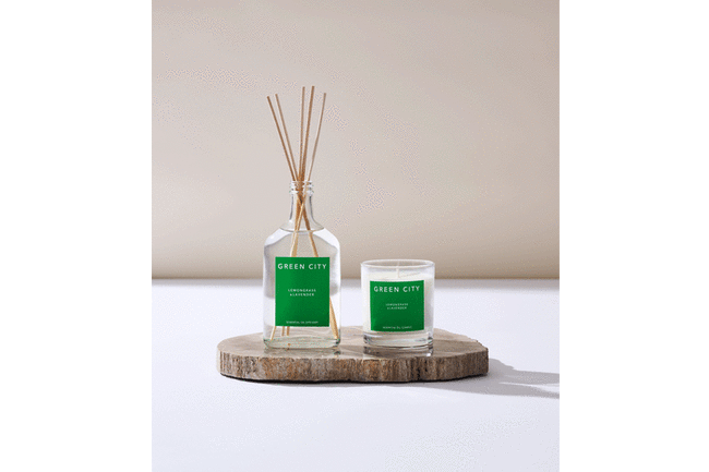 GREEN CITY キャンドル レモングラス&ラベンダー * 