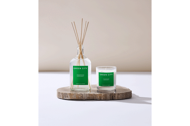 GREEN CITY キャンドル シダーウッド&ベルガモット * 