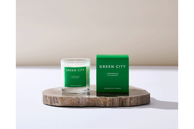 GREEN CITY キャンドル レモングラス&ラベンダー * 