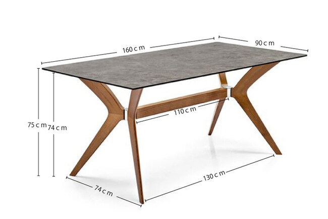 カリガリス トウキョウ セラミック ダイニングテーブル ／ Calligaris TOKYO ceramic Dining table[CS18-FR] P166 