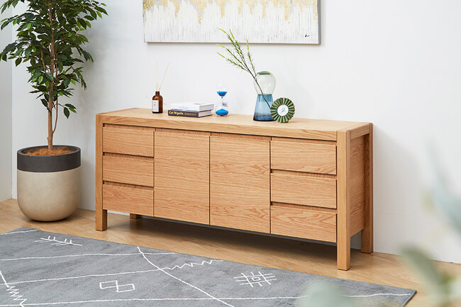 TRUNK（トランク）リビングボード（オーク） 