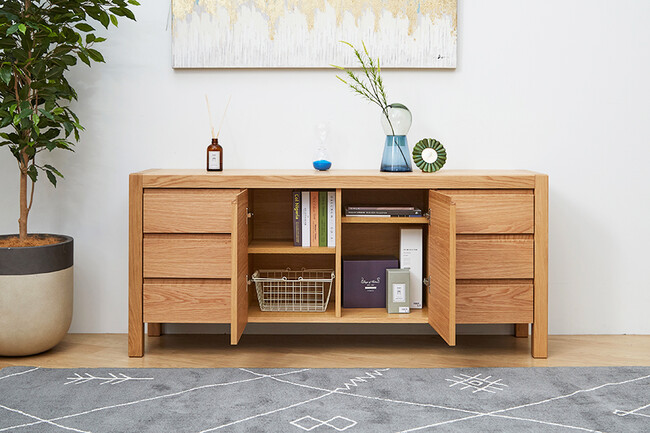 TRUNK（トランク）リビングボード（オーク） 