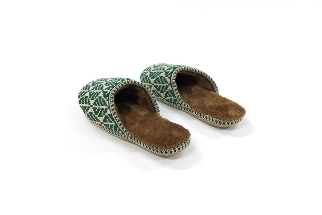 Skips! BM AF54 暖かスリッパ（M / グリーン） 