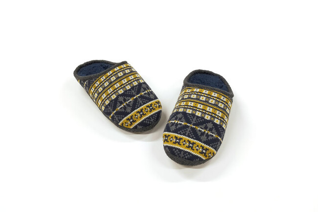 Skips! BR AF62 暖かスリッパ（L / ネイビー） 