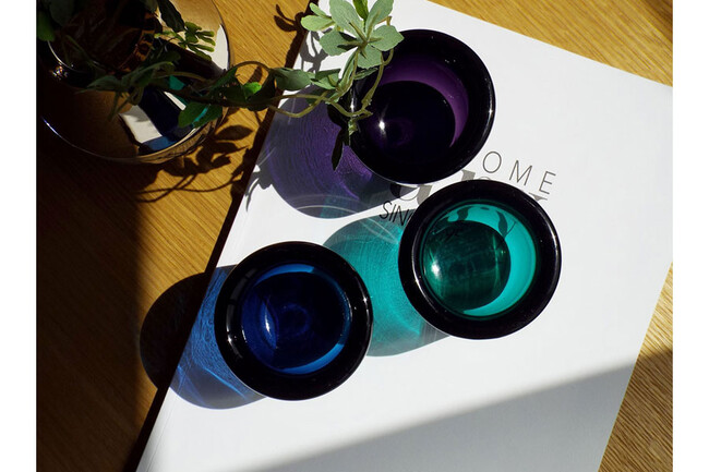 HAND-BLOWN GLASS TEA LIGHT（Almond Shell） * 