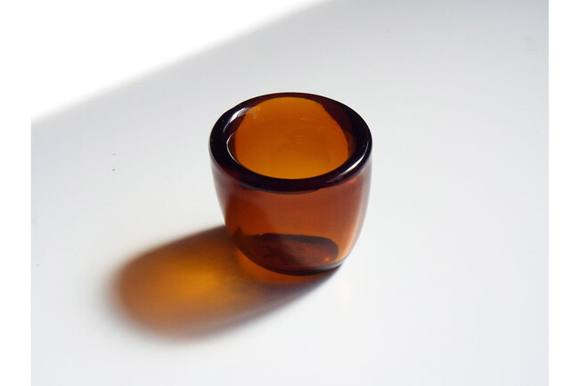 HAND-BLOWN GLASS TEA LIGHT（Almond Shell） * 