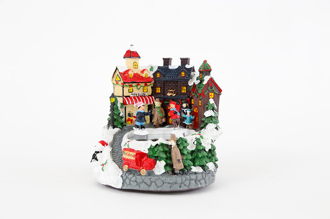 SKATING CHILDREN MUSIC BOX * 