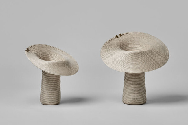 【新仕様】Lapel （ラペル）フラワーベース S beige（2クリップ） * beige