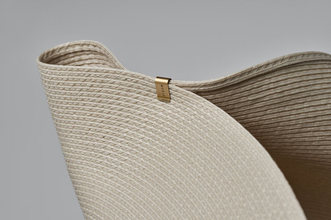 【新仕様】Lapel （ラペル）フラワーベース S beige（2クリップ） * 