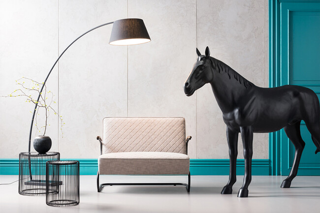 ワイヤーブラック(2/Set) サイドテーブル 