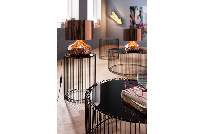 ワイヤーブラック(2/Set) サイドテーブル 