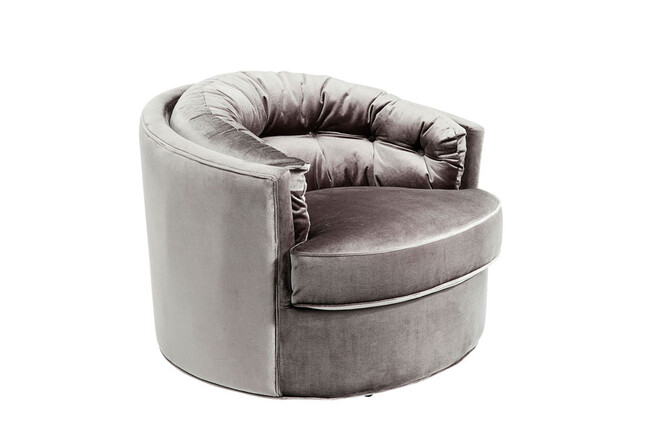 ミュージックホール グレー アームチェア 