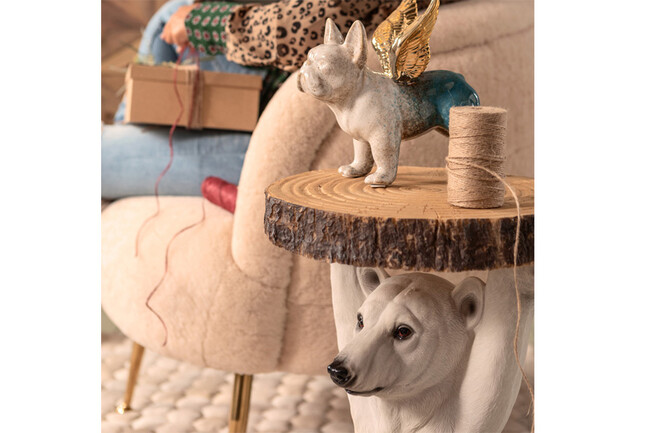 アニマルサイドテーブル ポーラーベア 