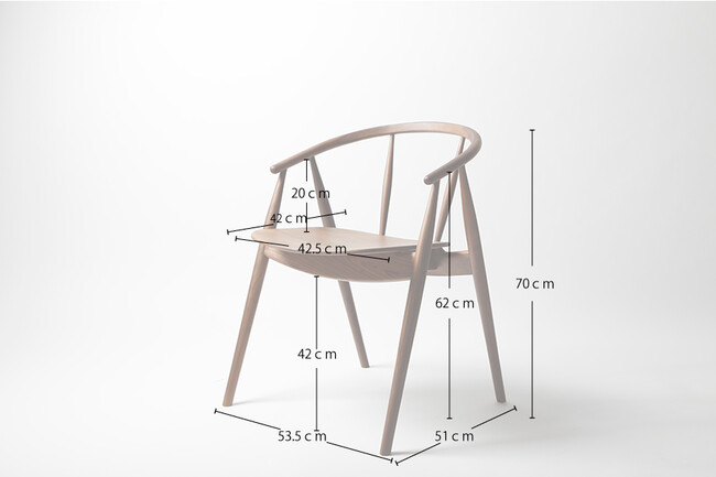 TRUNK2（トランクツー）ダイニングチェア DC1（ウォールナット） 