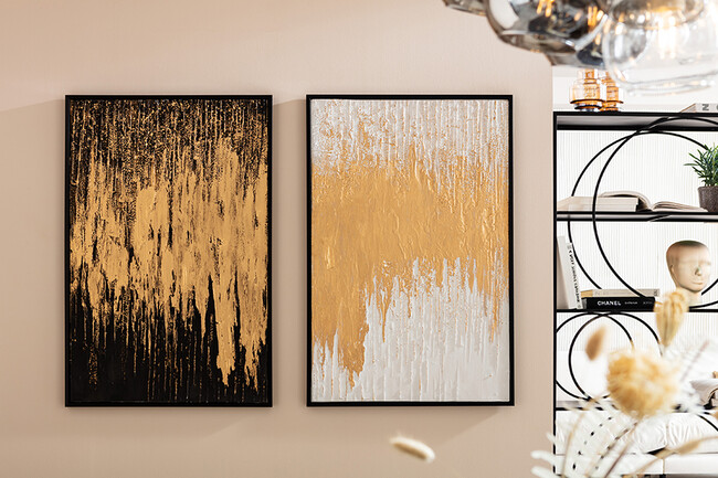 アブストラクト ホワイト 80×120 cm アート 