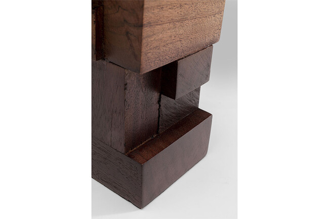 ウッドテトリス 17cm ティーライトホルダー/キャンドルホルダー 