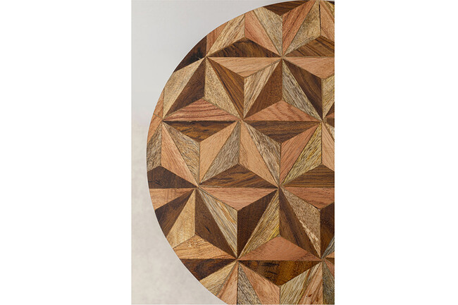 ドメロ ジオ ブラウン O25cm　サイドテーブル 